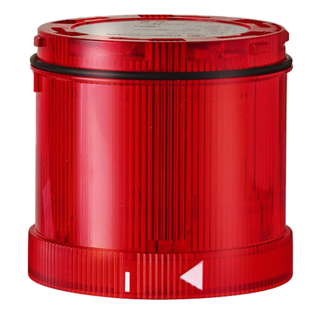 Werma LED Permanent light element, red, 24VAC/DC, 70 x 66mm