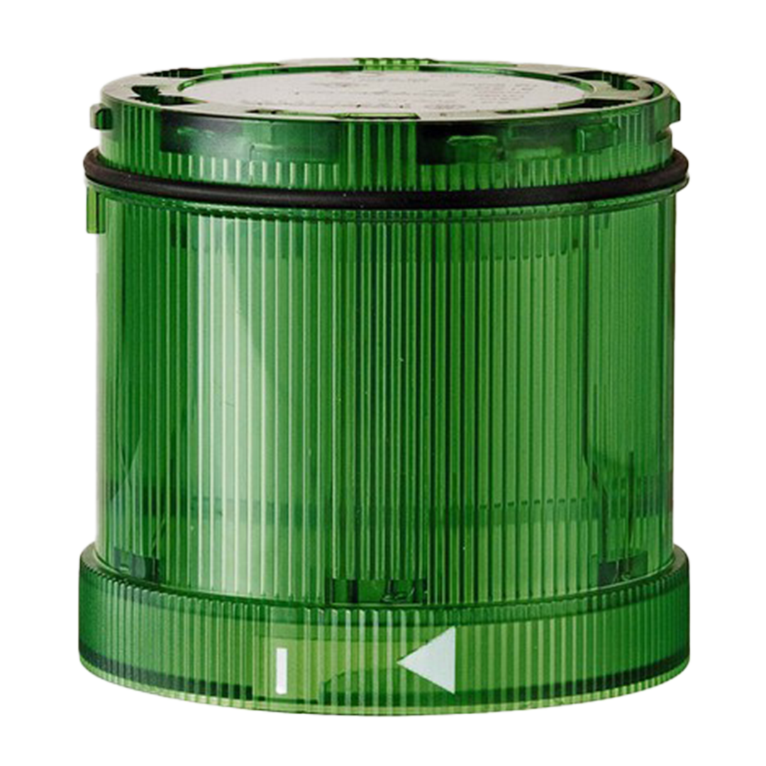 Werma LED Permanent light element, green, 24VAC/DC, 70x66mm