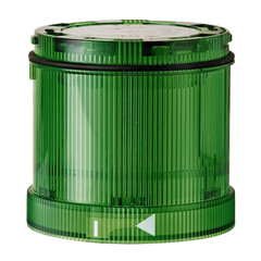 Werma LED Permanent light element, green, 24VAC/DC, 70x66mm