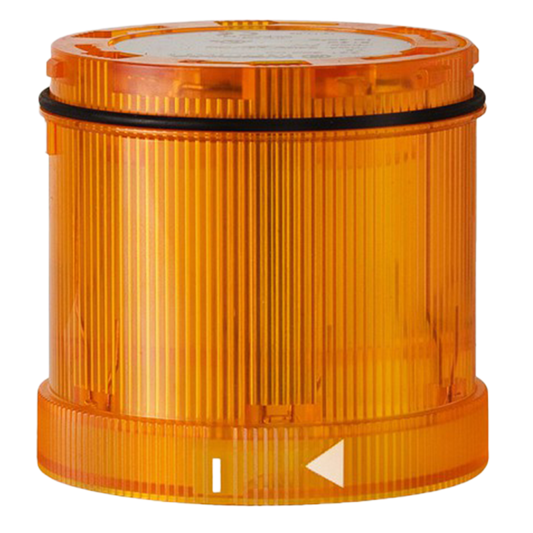 Werma LED Permanent light element, yellow, 24VAC/DC, 70x66mm