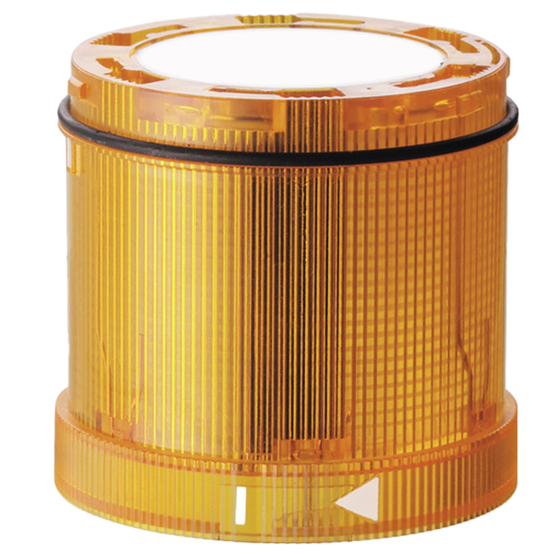Werma Twinlight classic, yellow, 24VAC/DC, 70 x 66mm