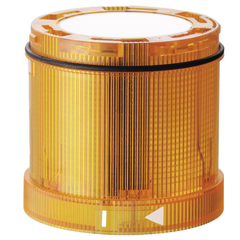 Werma Twinlight classic, yellow, 24VAC/DC, 70 x 66mm