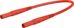Staubli XMS-419 Test lead, banana plug, red, Ø 4mm, (L) 2m