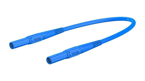 Staubli XMS-419 Test lead, banana plug, blue, Ø 4mm, (L) 2m