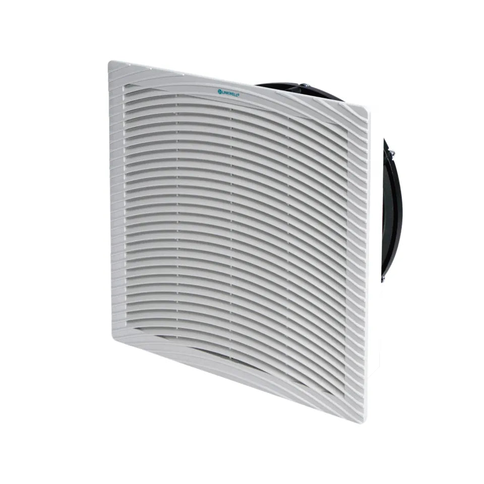 Linkwell Fan and filter, panel mount, IP54, 325x325, 240VAC Air flow rate free blowing 380m3/h