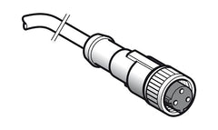 Schneider Pre wired connector, straight, female, 3-pins, 10m