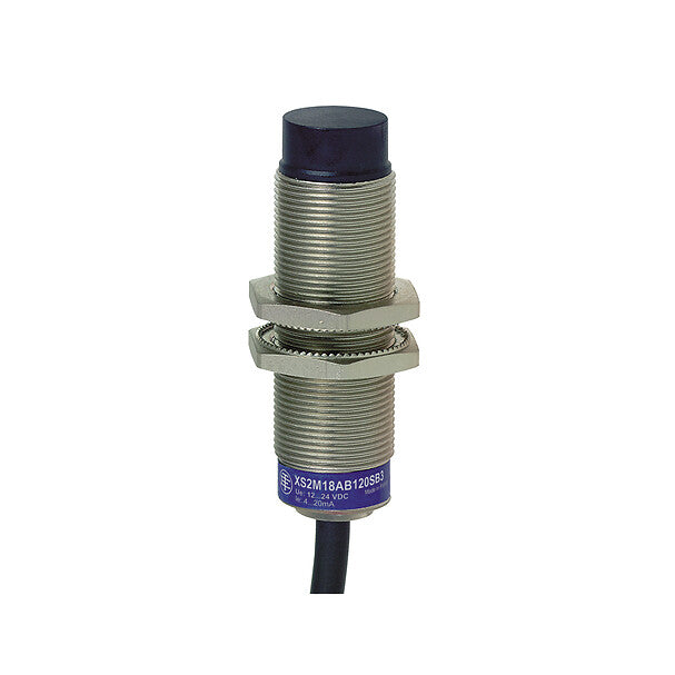 Schneider Inductive sensor, brass, M18, 12 - 24VDC, 2m
