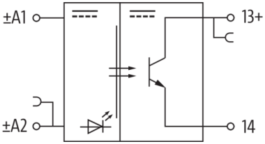 Murr Opto-coupler module, spring, 24VDC, 10A