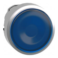 Schneider Illuminated push button head, blue, Ø 22