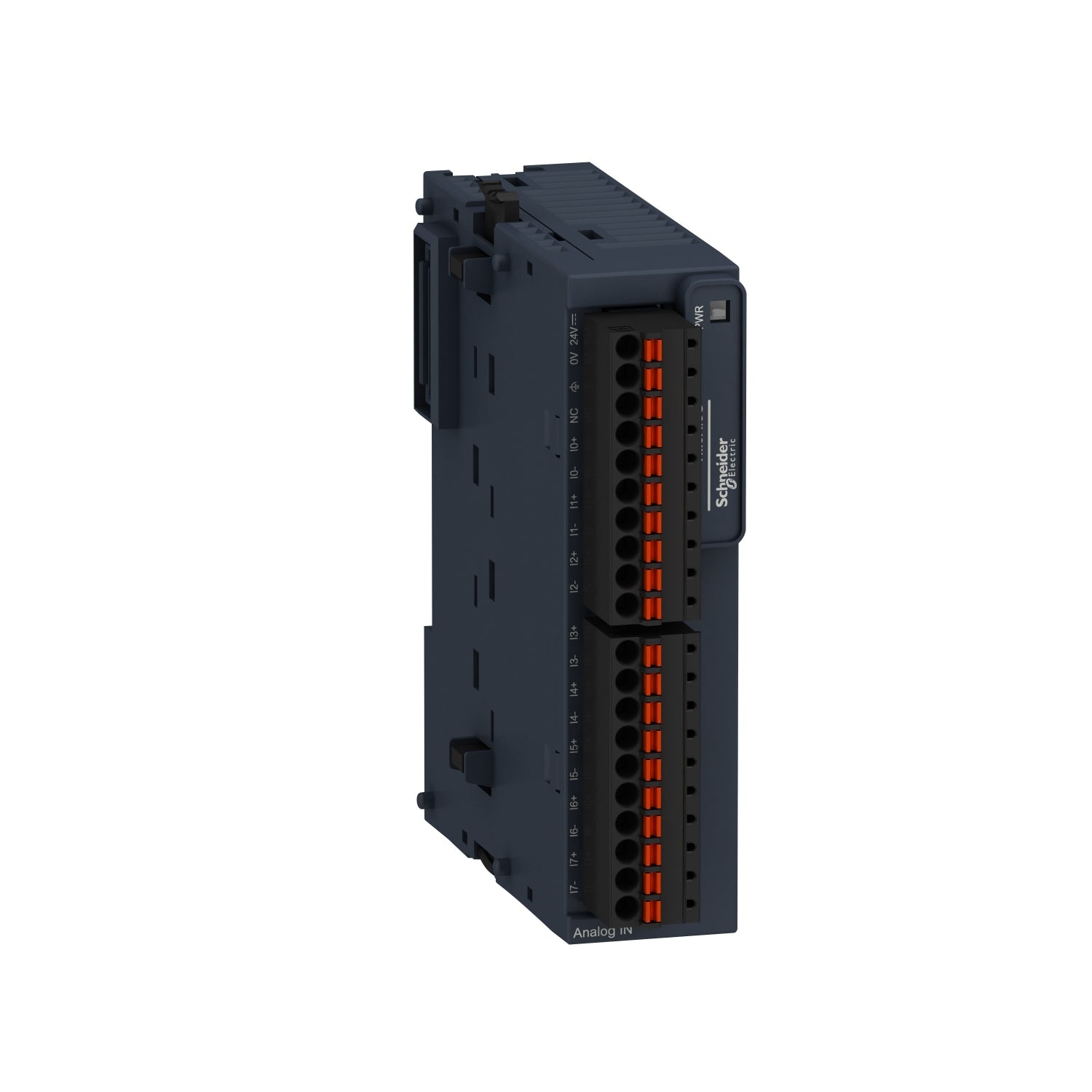 Schneider Analog input module, 8 inputs, spring, 24VDC