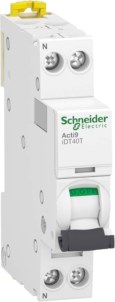 Schneider Modular circuit breaker, 1P+N, c-curve, 16A
