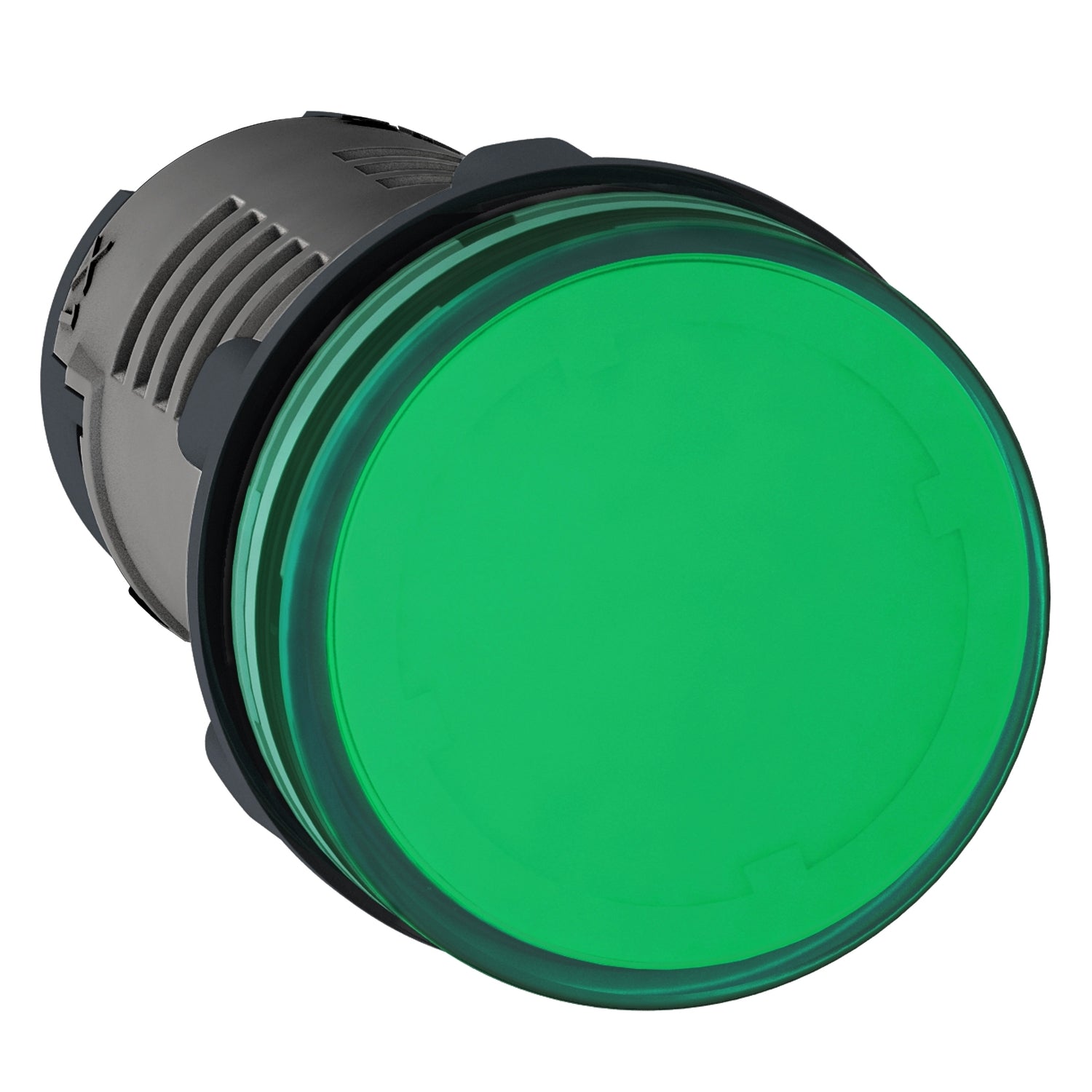 Schneider Round pilot light, LED, green, 220VAC