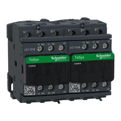 Schneider Reversing contactor, 3NO, 3-pole, 110VAC coil, 18A