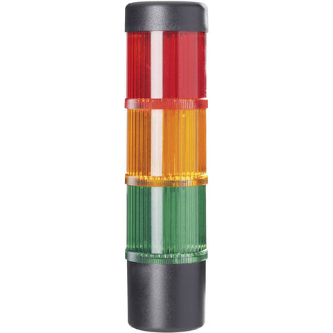 Werma Signal tower, red/yellow/green, 24VDC Werma