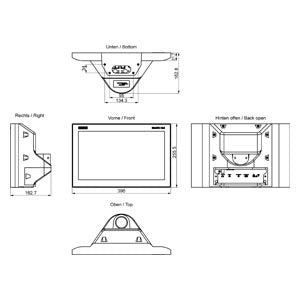 Siemens Simatic HMI TP1500 Comfort pro for support arm