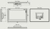Siemens Simatic TP2200 HMI panel, TFT display, 22", 1920x1080pixels