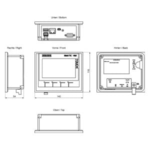 Siemens Simatic HMI KTP400 Comfort panel, key/touch operation