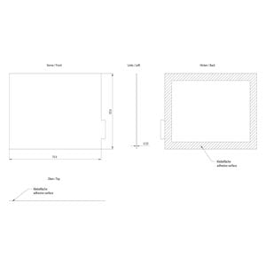 Siemens Protective film, 4" widescreen