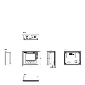 Siemens Simatic HMI KTP400 Basic panel, key/touch operation, 4"