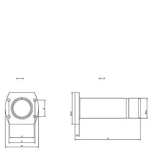 Siemens Round pipe adapter for Pro devices
