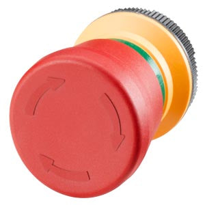 Siemens Emergency stop pushbutton, red, 2NC, 22mm