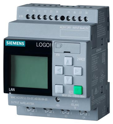 Siemens Logo 24RCE Logic module, soft comfort, V8.3, 24VADC