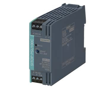 Siemens SITOP PSU100C Power supply, switched mode, Din rail, 120-230VAC