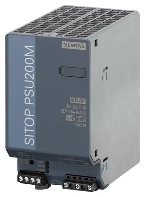 Siemens Sitop PSU200M plus Stabilized power supply, 24VDC, 10A