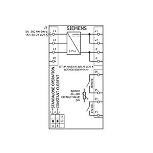Siemens Sitop PSU8200 Stabilized power supply, 24VDC, 20A