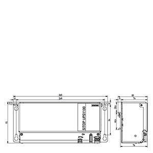 Siemens Sitop UPS1100 Battery mode, 24V, 2.5Ah