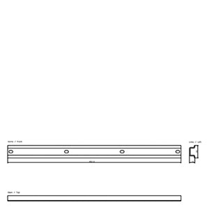 Siemens Simatic Standard mounting rail, 35 x 483mm