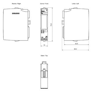 Siemens Simatic ET 200SP Digital input module, DI 8 x 24VDC