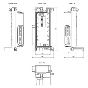 Siemens Simatic DP Electronic module for ET 200 Pro, 24VDC