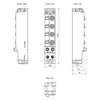 Siemens Simatic ET 200AL Analog input module, AI 4XU/I/RTD, 4x M12, IP67