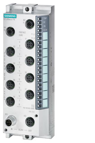 Siemens Simatic DP ET 200ECO PN Sensor box, 8 x M12, 10-port