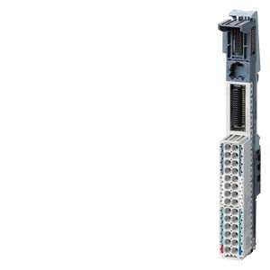 Siemens Base unit, push-in and 10 aux terminals, 15 x 141mm