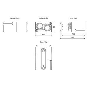 Siemens Profinet terminal block for ET 200ECO PN, 10A