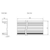 Siemens 6ES719 Mounting rail for use with ET 200M