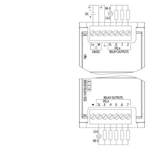 Siemens SM1222 Digital output, 8DO, 2A relay