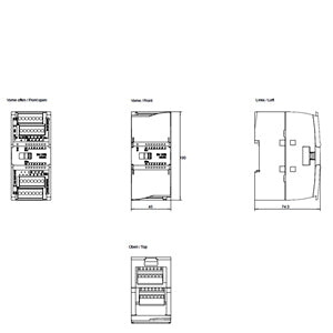 Siemens SM1223 Digital output, 8DI/8DO, transistor 0.5A