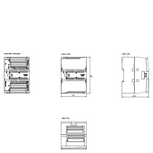 Siemens Digital I/O SM 1223, 16DI/16DO, 2A relay