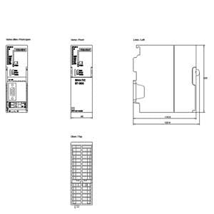 Siemens Simatic S7-300 Central processing unit with MPI, 24VDC
