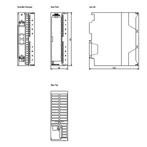 Siemens Simatic S7-300, Digital output, isolated, 20-pole