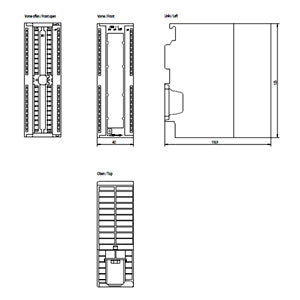 Siemens Simatic S7-300 Analogue input module, 8 channels, 16bit