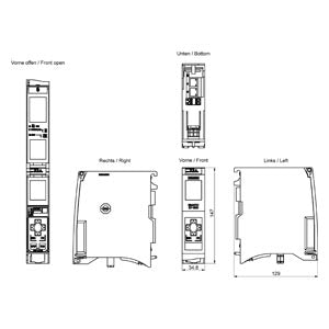Siemens Simatic S7-1500 Central processing unit with 300KB + 1.5MB