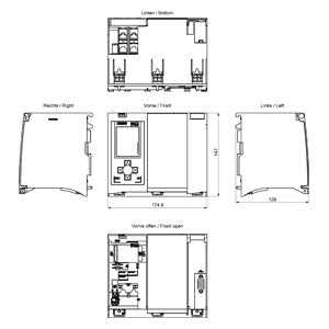 Siemens Simatic S7-1500 Central processing unit with 6 + 60MB