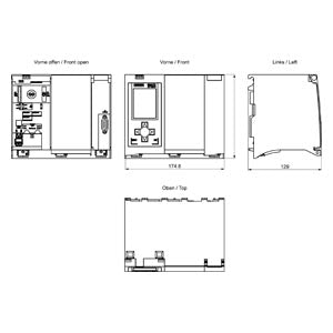 Siemens Simatic S7-1500F Central processing unit, 6MB mem.