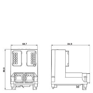 Siemens RFID Profinet/ethernet connection block