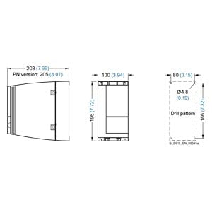 Siemens G120C Sinamics Inverter drive, 3-phase, 380 - 480V, 7.5kW