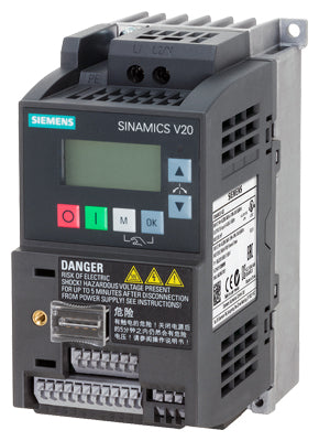 Siemens Sinamics V20 Inverter drive, 1-phase, 200 - 240V, 0.55kW